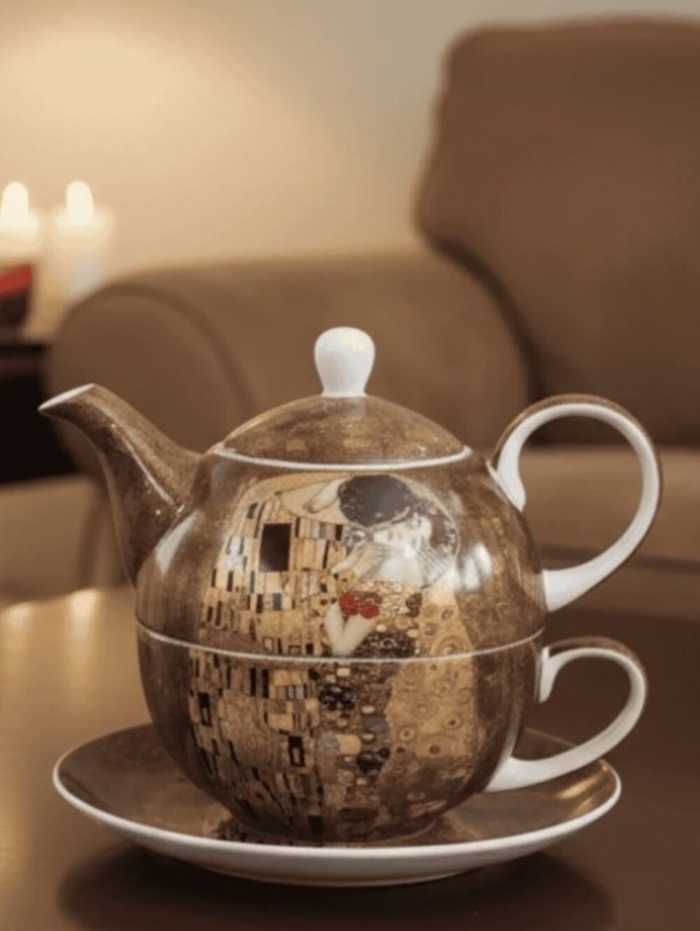 McIntosh Gustav Klimt The Kiss Tea for One Set Fine Bone China